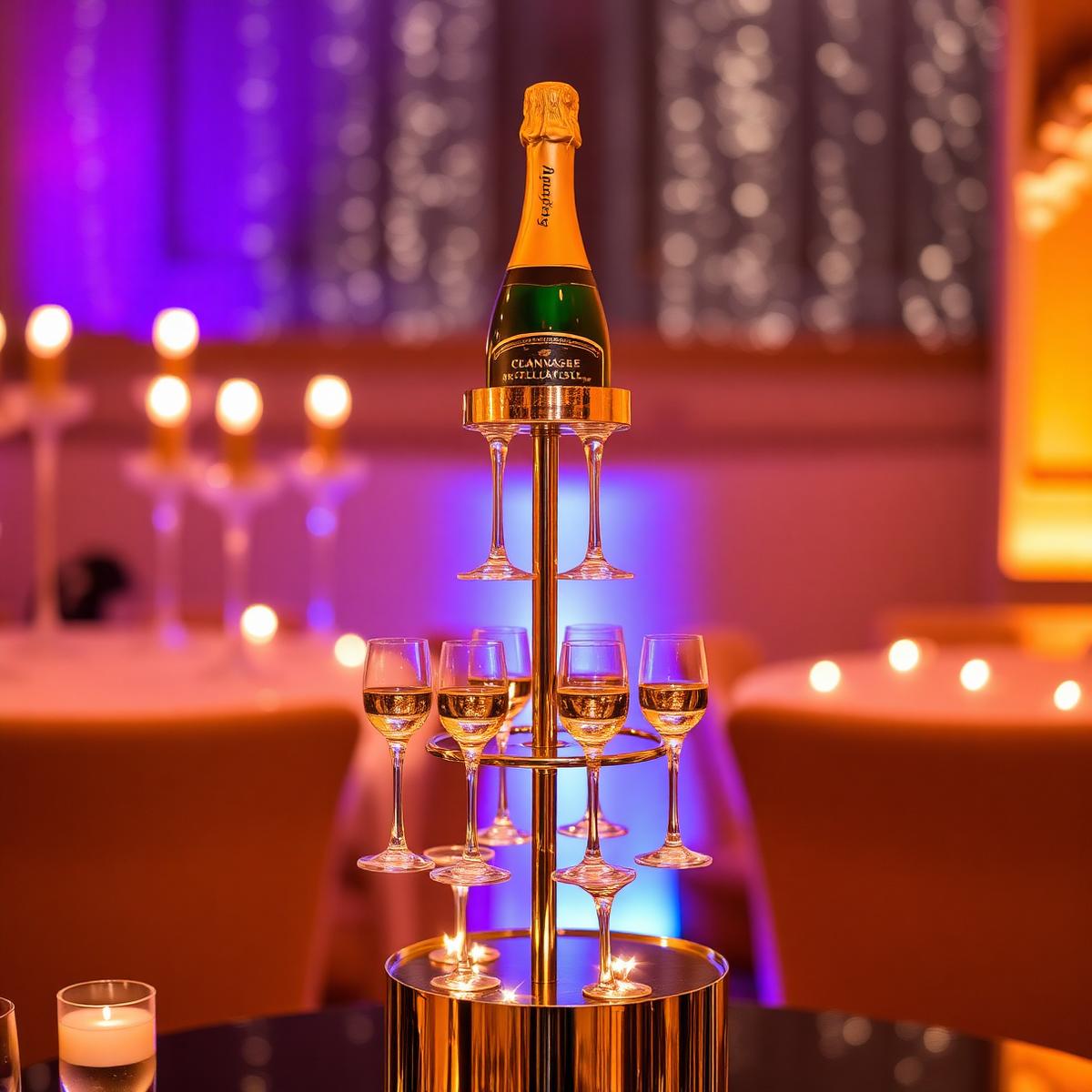Champagne Tower Soirée